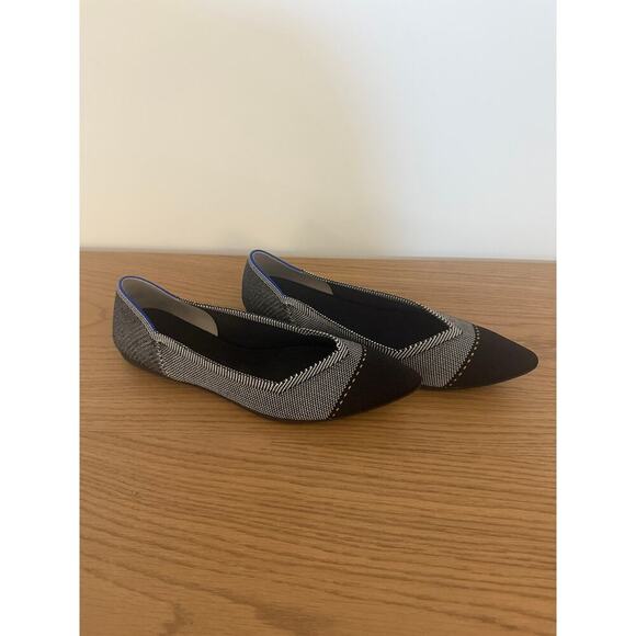 Rothy's The Point Grey Mist Captoe Size 8 - Picture 1 of 8